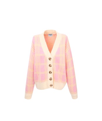 MANILA Light pink Cardigan la colonne vertébrale