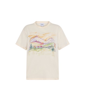 AZELLE Beige T-shirt 50% de réduction en Octobre 2024