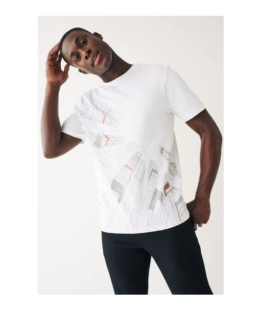 White Print T-Shirt Comparez plus de prix