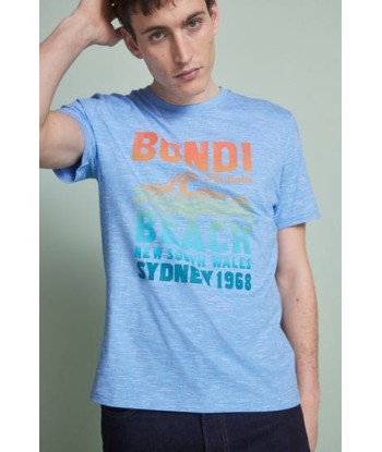 Blue Bondi Print T-Shirt prix