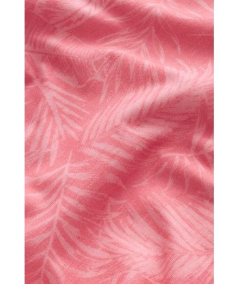 Coral Pink Leaf Dip Dye T-Shirt de France