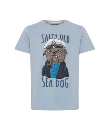 Salty Sea Dog Printed T-Shirt sur le site 