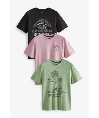 Grunge Summer Print T-Shirt Dans la société mordern