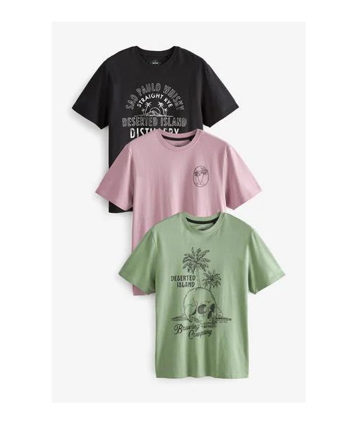 Grunge Summer Print T-Shirt Dans la société mordern