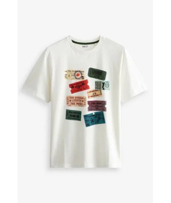 Music Mix Print T-Shirt 50-70% off 