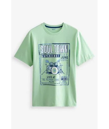 Music Mix Print T-Shirt 50-70% off 