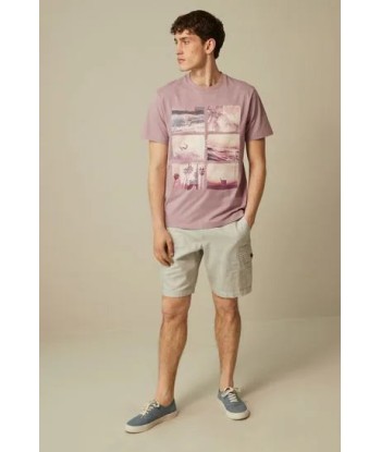 Pink Beach Print T-Shirt les ligaments