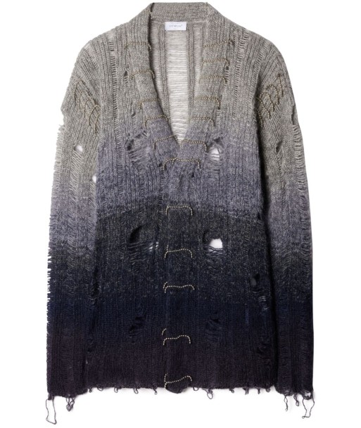 Distressed Mohair Cardigan Comparez et commandez 