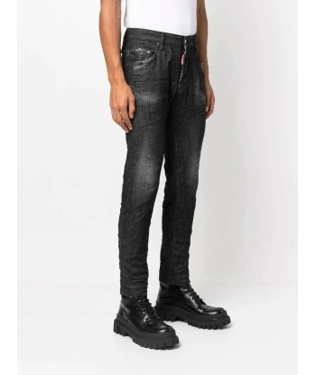 Distressed Skinny Cut Jeans Paris Déstockage Promo