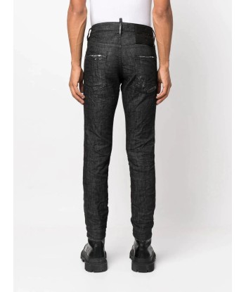 Distressed Skinny Cut Jeans Paris Déstockage Promo