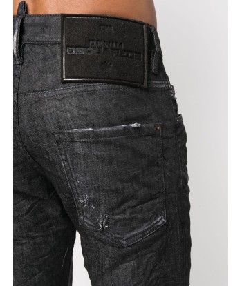 Distressed Skinny Cut Jeans Paris Déstockage Promo