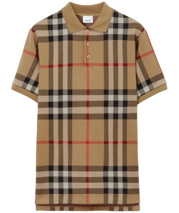 Vintage Check Cotton Polo Shirt shop