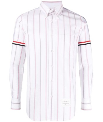 Vertical Stripe Pattern Cotton Shirt en stock