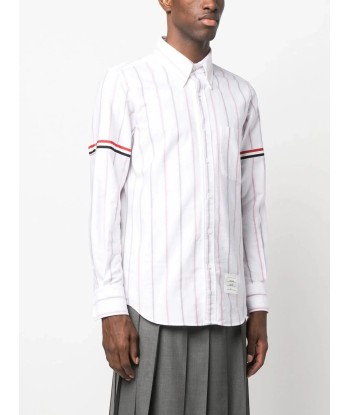 Vertical Stripe Pattern Cotton Shirt en stock