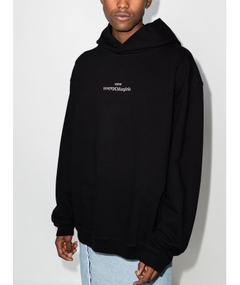 Upside Down Logo Print Hoodie du meilleur 