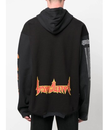 Upside Down Pullover Hoodie de pas cher