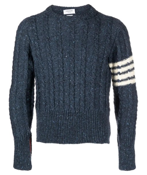 Twist Cable Knit Crew Neck Jumper france