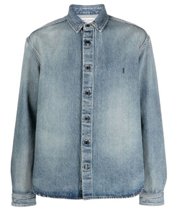 Trouville Logo Embroidered Denim Shirt ouvre sa boutique