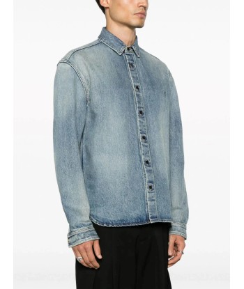 Trouville Logo Embroidered Denim Shirt ouvre sa boutique