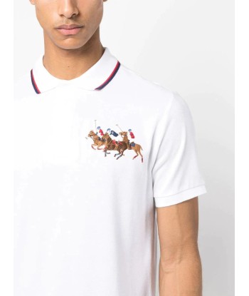 Triple Pony Cotton Polo Shirt français