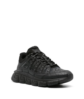 Trigreca Barocco Jacquard Caged Sneakers hantent personnes