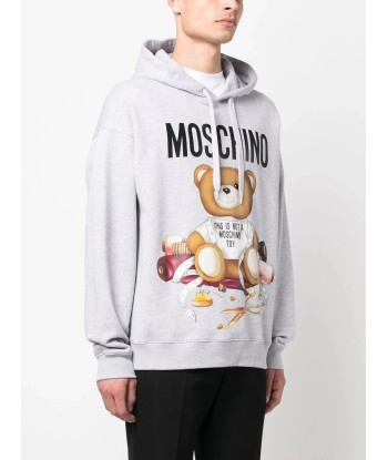 Teddy Bear Print Cotton Hoodie Comment ça marche