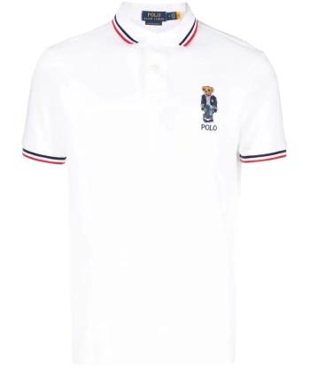 Striped Trim Polo Shirt le des métaux précieux