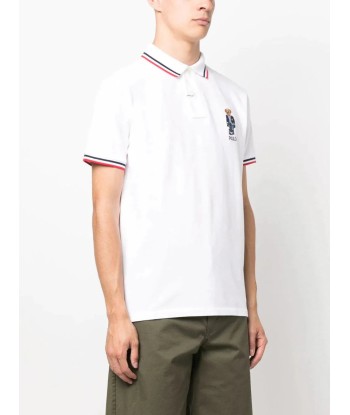 Striped Trim Polo Shirt le des métaux précieux