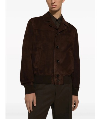 Suede Bomber Jacket à prix réduit toute l'année