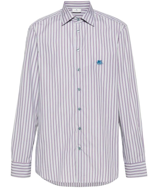 Striped Cotton Shirt hantent personnes