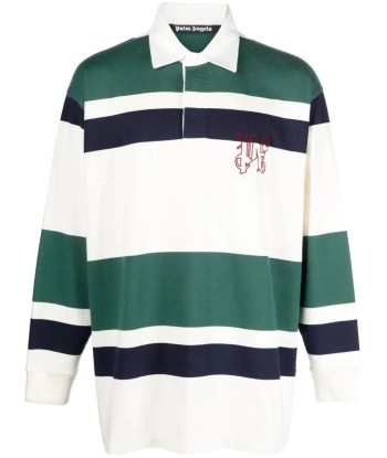 Striped Cotton Polo Shirt basket pas cher