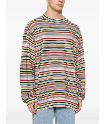 Striped Cotton Jumper Paris Déstockage Promo