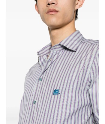 Striped Cotton Shirt hantent personnes